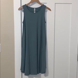 Dusty Blue Sun Dress